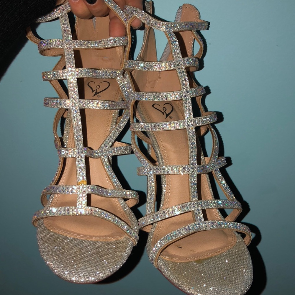Crystal heels